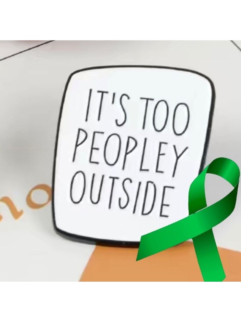 Too Peopley mental health awareness pin broach